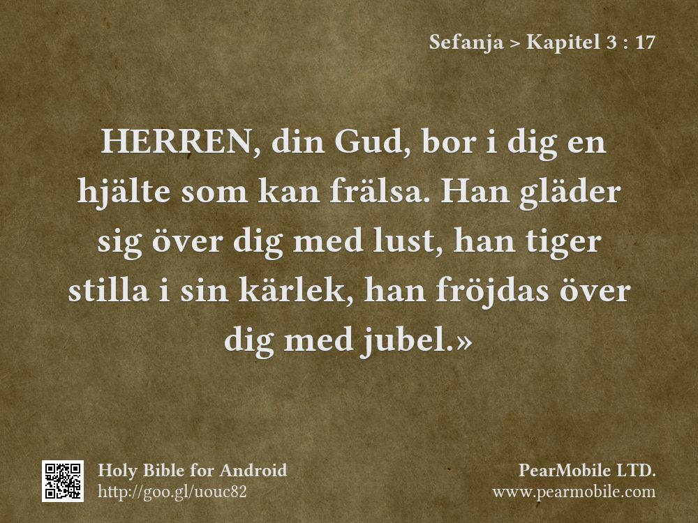 Sefanja, Kapitel 3:17